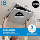 Simply 10x10x1 Air Filter Merv 8, MPR 600 6 Pack Furnace Air Filter for HVAC - Like New
