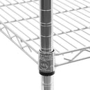 UltraDurable 5-Tier NSF Steel Wire Shelving 24"Wx18"Dx75"H - Black - Brand New
