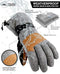 TOUGH OUTDOORS SKI & SNOW GLOVES - COLD WEATHER WINTER GLOVES M- GRAY/BROWN - Like New