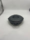CUISINEL 10" Cast Iron Skillet & Braiser Lid, Silicone Handles CBR-10-CL - BLACK - Like New