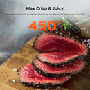 DREO AIR FRYER 100F TO 450 4 QUART HOT OVEN COOKER 50 RECIPES (DR-KAF002) BLACK - Like New