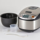 ZOJIRUSHI MICOM RICE COOKER AND WARMER 3-CUP - STAINLESS BLACK - Scratch & Dent