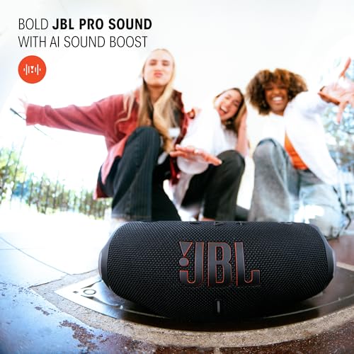 JBL CHARGE 6 PORTABLE WATERPROOF BLUETOOTH SPEAKER BOLD PRO SOUND - BLUE - Like New