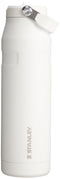 Stanley IceFlow Flip Straw 2.0 Water Bottle 36 OZ Built-In Straw 36oz - Frost - Like New