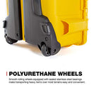 Nanuk 955 Waterproof Hard Case w/Wheels Padded Divider B088N73KRB - Yellow - Like New