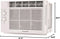 FRIGIDAIRE FFRA051ZA1 17" Window Air Conditioner 115V WHITE New