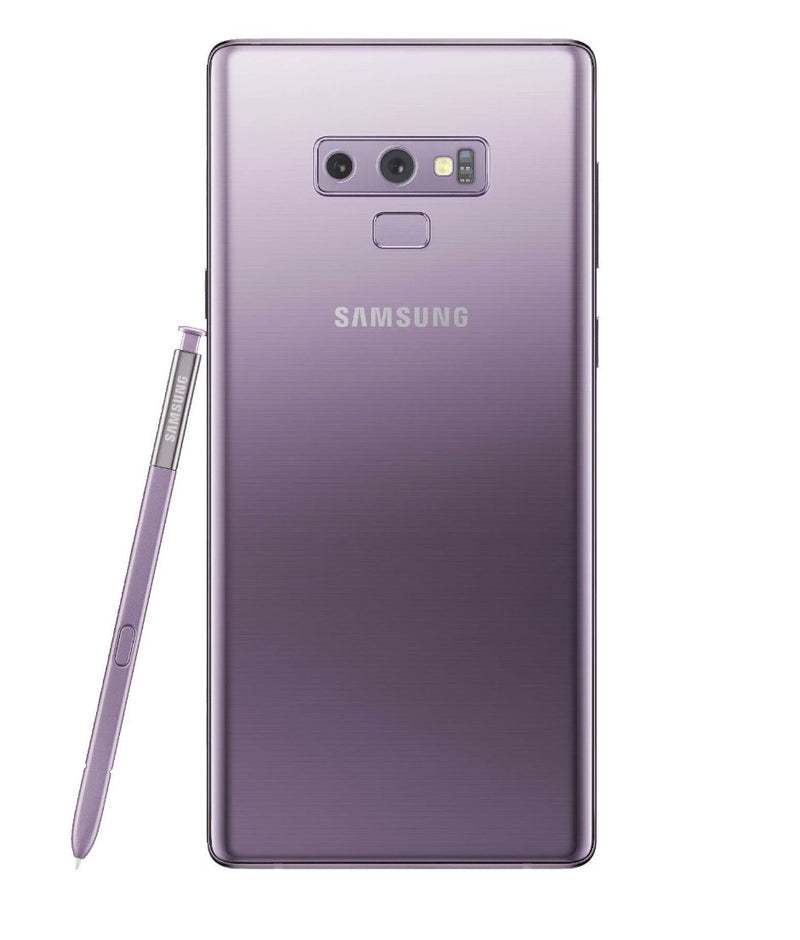 For Parts: SAMSUNG GALAXY NOTE 9 128GB AT&T- PURPLE - CRACKED SCREEN/LCD