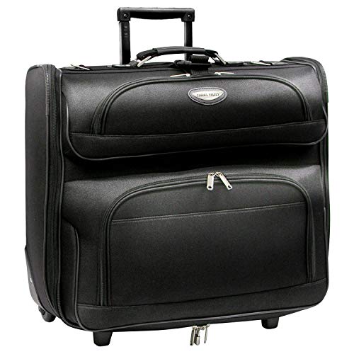 FREMONT TRAVEL SELECT AMSTERDAM BUSINESS ROLLING GARMENT BAG - BLACK - Like New
