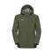 MAMMUT WOMEN'S SOFT SHELL HOODED JACKET LIGHTWEIGHT STRETCHABLE DARK MARSH - Like New