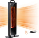 EAST OAK 1500W Patio Heater Portable Electric3 Heating Levels UTH22002 - BLACK - Like New