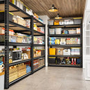 Reibii 5 Tier Garage Shelving for Pantry Adjustable, 35.5" W x 11.9" D x 72" H - Brand New