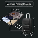 SAMSONITE FREEFORM HARDSIDE CARRY-ON LUGGAGE SPINNER WHEELS - AMETHYST PURPLE - Like New
