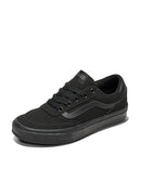 Vans Brooklyn Ls Shoe Canvas Black/Black Women Size 11 - Like New