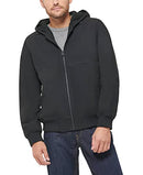 LEVI'S WORKWEAR FAUX SHEARLING LINED COTTON CANVAS JACKET, SIZE L, BLACK - Brand New