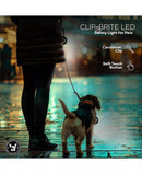 PILOT & SCOUT CLIP-BRITE LED SAFETY LIGHT FOR PETS - Like New