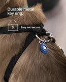 BELKIN AIRTAG SECURE HOLDER WITH KEY RING BELKIN WATERPROOF KEYCHAIN BLUE - Brand New