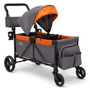 DELTA CHILDREN JEEP SPORT ALL-TERRAIN STROLLER WAGON - CH25272 - GREY/ORANGE - Like New