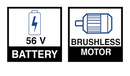 EGO POWER+ 56v 15" Split Shaft Battery String Trimmer - Scratch & Dent