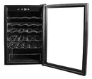HAMILTON BEACH HBWF4303, 43-BOTTLE WINE COOLER FRIDGE MIRROR FINISH - STAINLESS - Like New