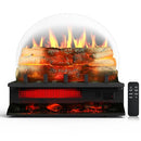 Rintuf Electric Fireplace Logs Set, 1500W Fireplace Insert Log Heater, Timer - Like New