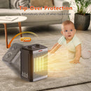 Vieveers 1500W Space Heater for Indoor Use Portable Electric Heater - Black - Like New