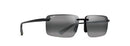 Maui Jim Men's & Women's Laulima Polarized Rectangle Sunglasses MJ626-02 - Like New
