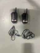 TWO WAY RADIO, FRS RADIO LICENSE FREE, 2 PACK - ORANGE/BLACK - Like New