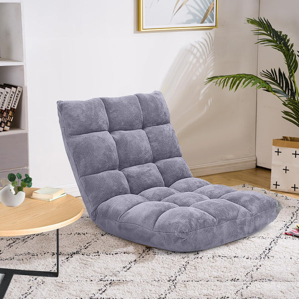 GORELAX MEMORY FOAM FLOOR CHAIR 14-POISTION ADJUSTABLE GAMING CHAIR RECLINER - Like New
