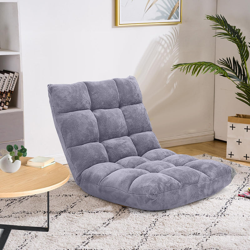 GORELAX MEMORY FOAM FLOOR CHAIR 14-POISTION ADJUSTABLE GAMING CHAIR RECLINER - Like New