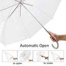 Liberty Imports Pack of 12 Wedding Style Stick Umbrellas 46" Large Canopy - Brand New
