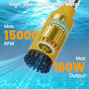 BEDENA CORDLESS STICK WATER TRANSFER PUMP 21V BATTERY NO BATTERY - YELLOW - Like New