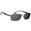CARRERA MENS CARRERA 8037/S RECTANGULAR SUNGLASSES - MATTE DARK GRAY - Like New