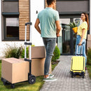 tomser Folding Hand Truck 4 Wheel-rotate 360 lbs Heavy Duty Solid Construction - Brand New