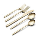 ONEIDA 20 PIECE SILVERWARE SET 18/0 STAINLESS STEEL DISHWASHER SAFE - CHAMPAGNE - Like New