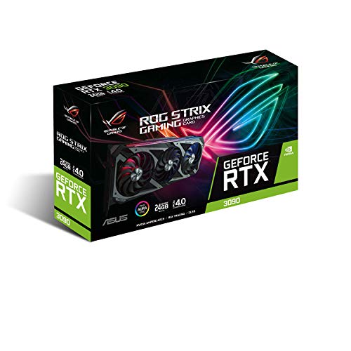 ASUS ROG STRIX NVIDIA GeForce RTX 3090 Graphics Card 24GB GDDR6X - Black - Like New
