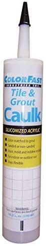 Colorfast Siliconized-Acrylic Caulking Non-Sanded TEC Colors - 10.3 fl oz - Brand New