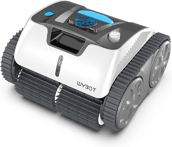 WYBOT Robotic Pool Cleaner Ground Pools up to 60 FT Cordless WY3312 - Black Like New