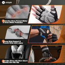 SIMARI BREATHABLE WORKOUT GLOVES FOR MEN WOMEN, PADDED, WEIGHT LIFTING, LARGE Like New