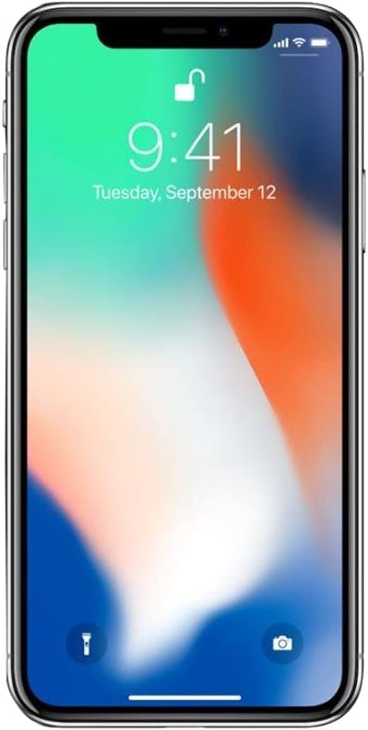 APPLE IPHONE X 256GB UNLOCKED MQAN2LL/A - SILVER - Like New