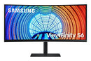 SAMSUNG VIEWFINITY S65UA SERIES 34-INCH ULTRAWIDE QHD CURVED MONITOR - BLACK - Like New