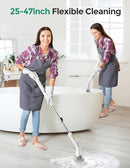 KHELFER ELECTRIC SPIN SCRUBBER, CORDLESS SHOWER SCRUBBER 8 REPLACEMENT - WHITE - Like New