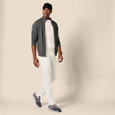 AMAZON ESSENTIALS MEN'S SLIM-FIT WRINKLE-RESISTANT STRETCH 34X32 - STONE - Brand New