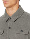 AMAZON ESSENTIALS MEN'S LONG-SLEEVE POLAR FLEECE SHIRT JACKET, SIZE M - CHARCOAL - Brand New