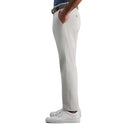 HAGGAR MEN'S CASUAL PANT STRETCH STRAIGHT FIT 34WX29L STONE - Brand New