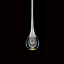 MOTINI 1-Light Teardrop Crystal Light Polished Mini LED Light Globe Single - Brand New