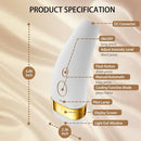 IOUNIYA Laser Hair Removal Device 5 Adjustable Levels MLY-T001 - White/Gold - Like New