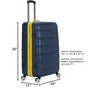 Rockland Melbourne Hardside Expandable Spinner Wheel Luggage 28" B07DCKW1K2 - Brand New