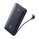 ANKER NANO POWER BANK 20K 30W CHARGING BUILT-IN USB-C CABLE A1387H11 - BLACK - Brand New