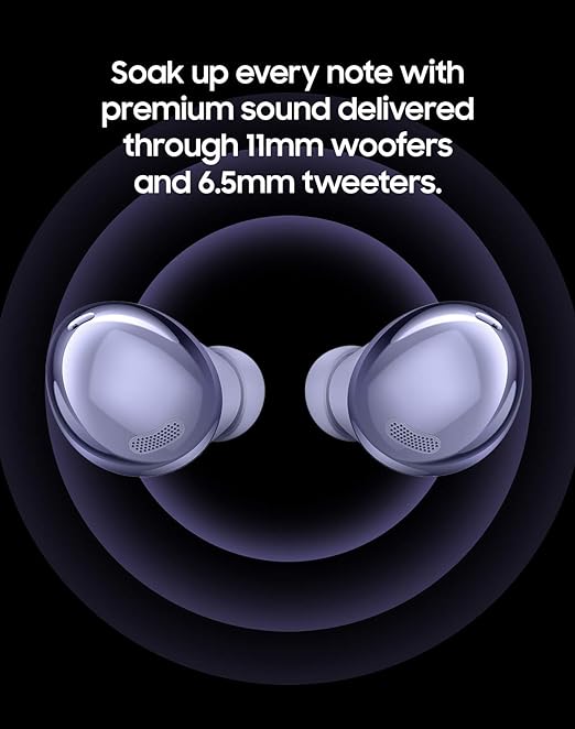 SAMSUNG Galaxy Buds Pro True Wireless Bluetooth SM-R190NZVAXAR - Phantom Violet Like New