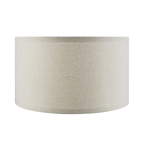 ASPN Creative Contemporary Design, Drum Light Shade, 38871 - Oatmeal Linen - Like New